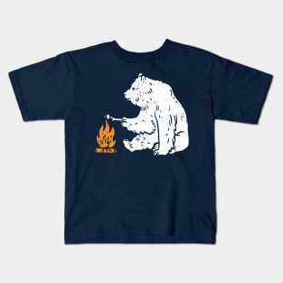 Camping bear Kids T-Shirt